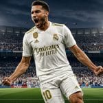 Kylian Mbappé Brille avec le Numéro 10 du Real Madrid