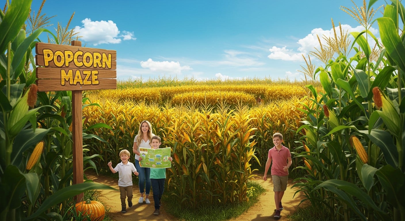 Explorez un labyrinthe de maïs à Vennecy, près d’Orléans ! Jeux de piste, défis d’adresse et soirées frissons pour toute la famille jusqu’à fin septembre.