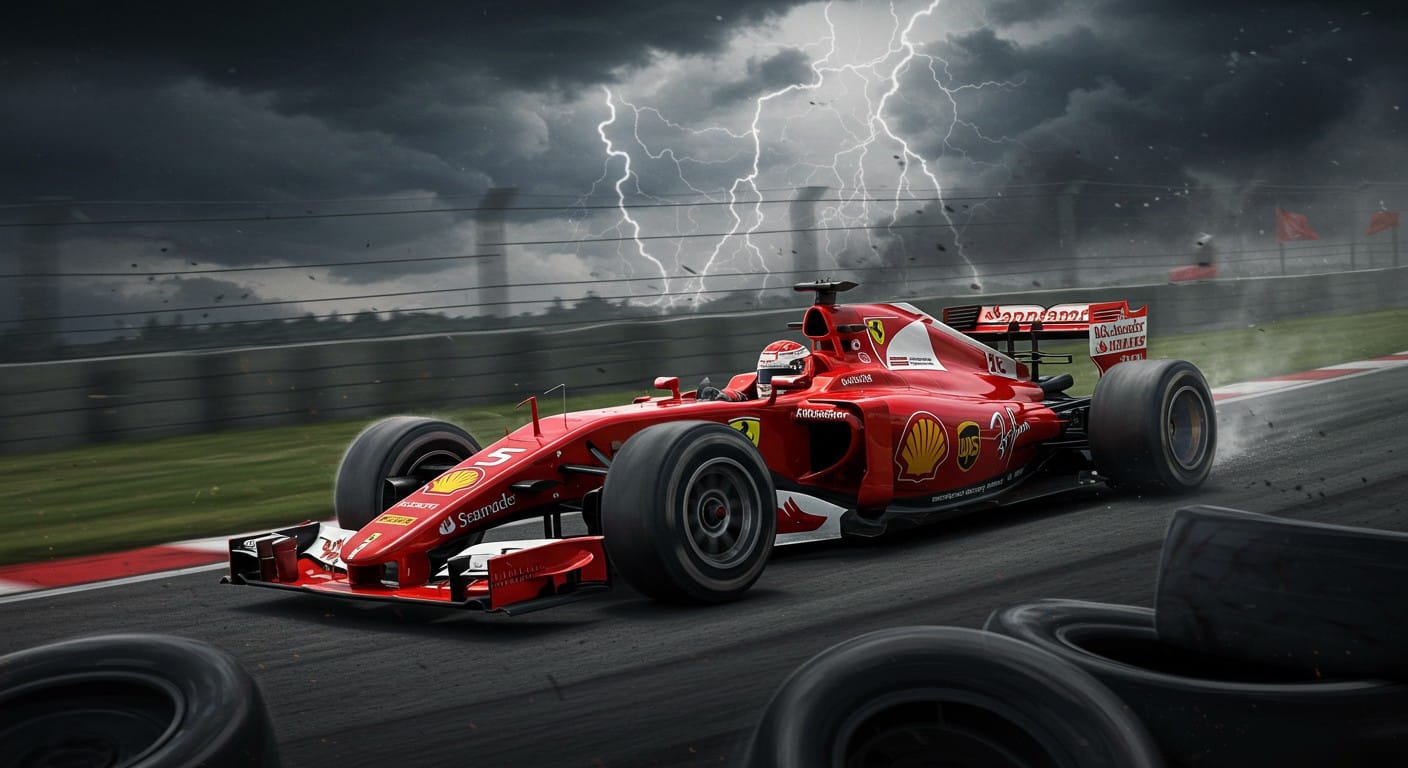 Charles Leclerc, en pole, chute au Grand Prix de Hongrie. Découvrez les tensions avec Ferrari et les erreurs stratégiques qui ont plombé sa course.