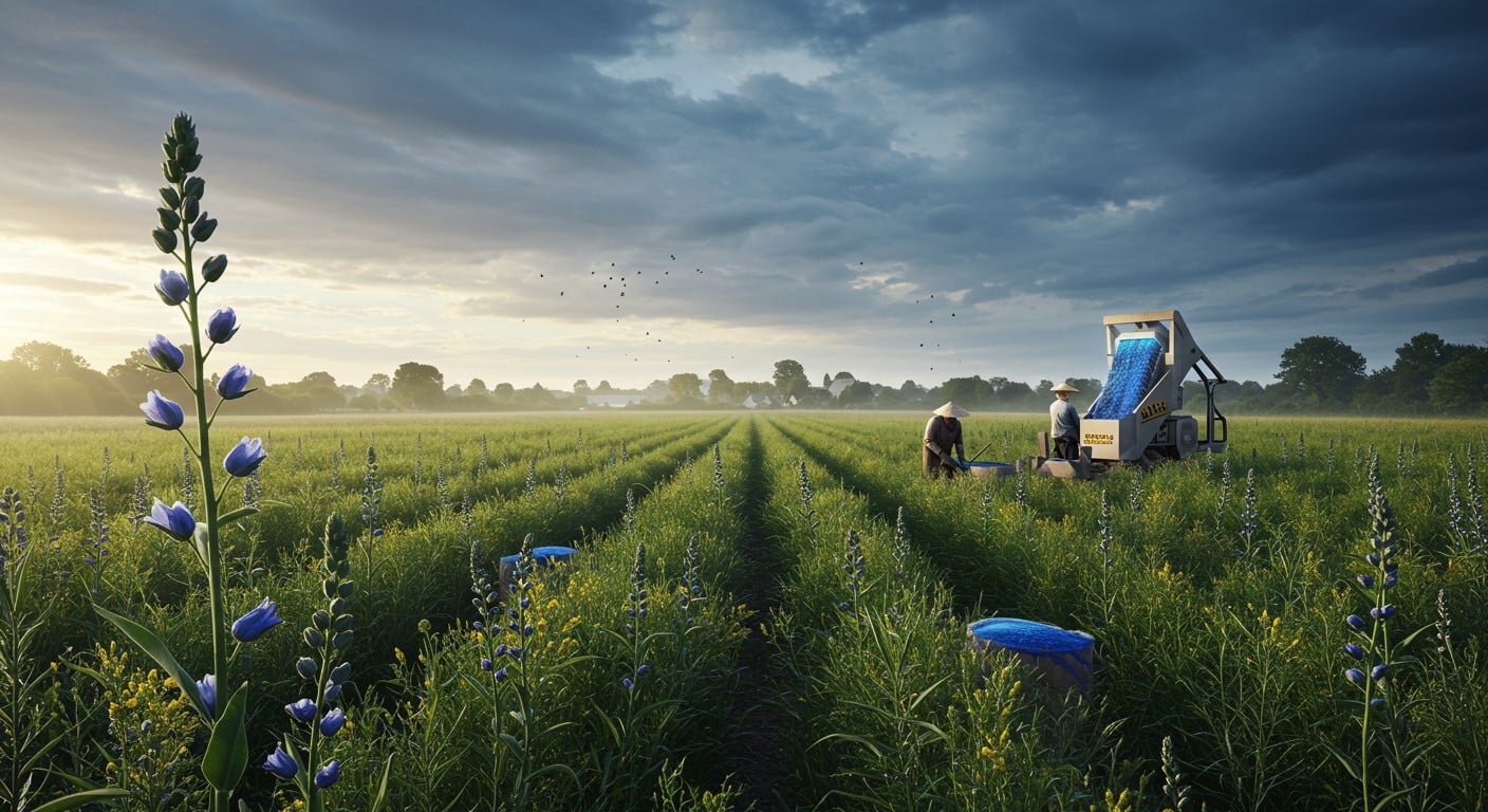 Le pastel, plante tinctoriale, renaît en Normandie. Découvrez comment il transforme l'agriculture et l'industrie avec des applications durables.