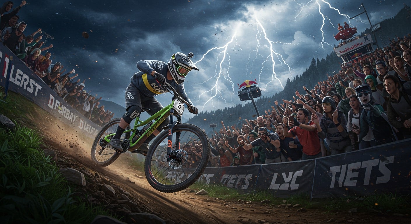 Les Gets accueillent la Coupe du monde de VTT 2025 avec passion. Découvrez l'ambiance, les épreuves et les stars comme Van der Poel !