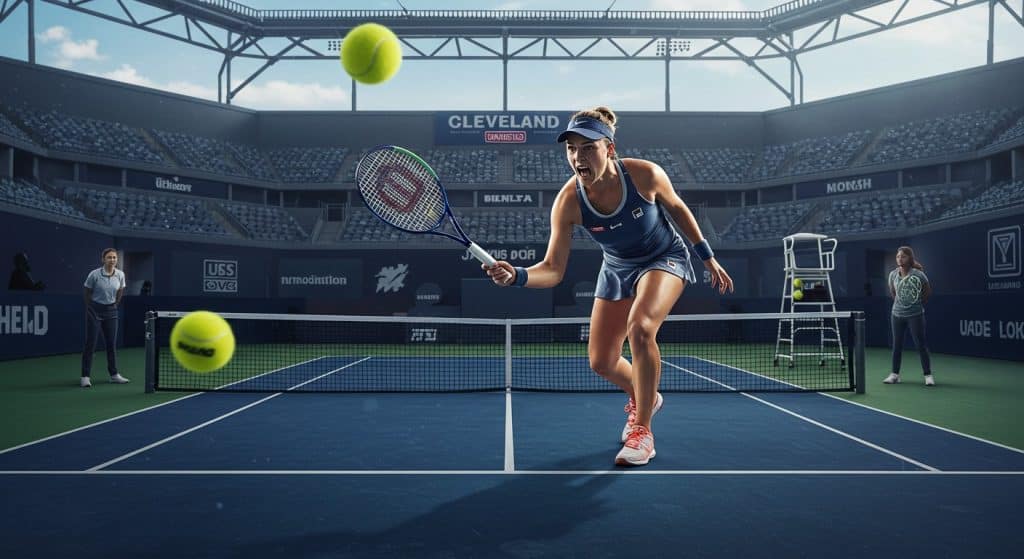 Loïs Boisson : Défaite Précoce à Cleveland Avant l’US Open