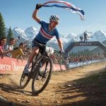 Luca Martin Triomphe en VTT aux Gets : Une Victoire Épique