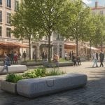 Lyon : Les Bancs De La Discorde Dans Une Rue Piétonne