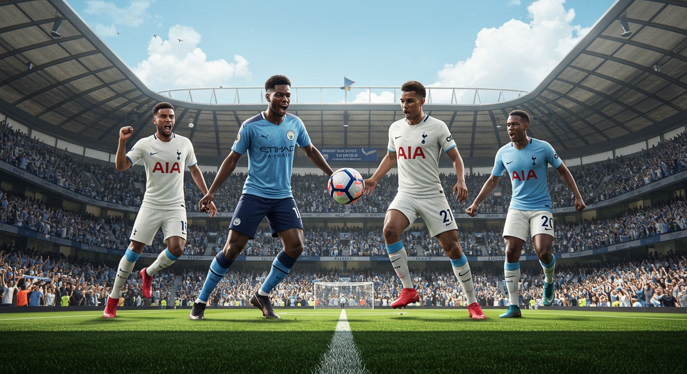 Manchester City vs Tottenham : horaire, chaîne TV et analyse du choc de Premier League. Ne manquez pas ce duel explosif ce samedi 23 août !