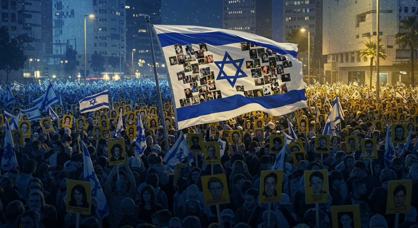 Immense mobilisation à Tel-Aviv pour exiger un cessez-le-feu à Gaza et la libération des otages. Découvrez les enjeux et les voix des familles. Cliquez pour lire !