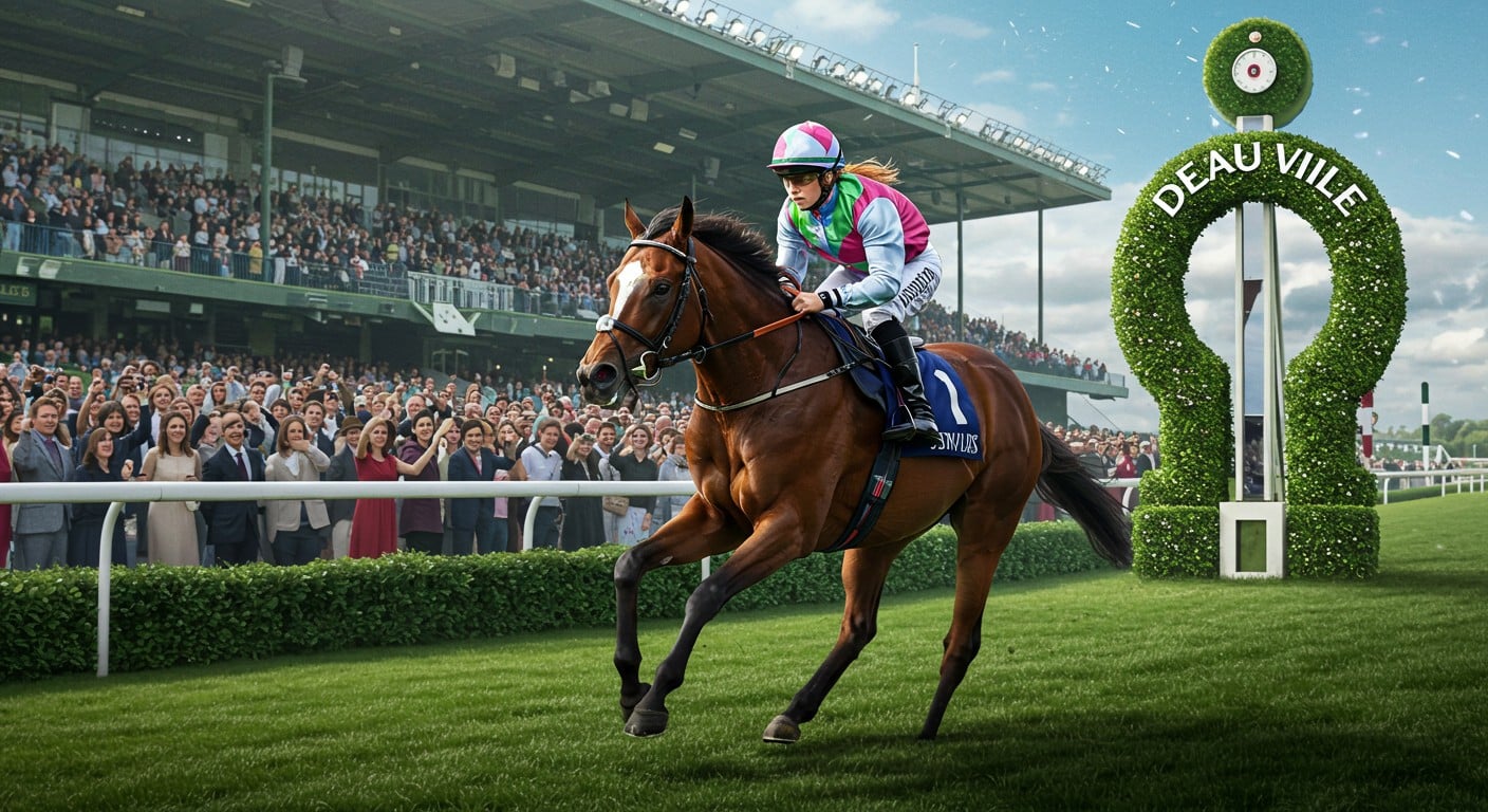 Manon Germain vise son premier quinté à Deauville avec Kovrov. Découvrez son parcours, ses ambitions et les clés de la course du 10 août !