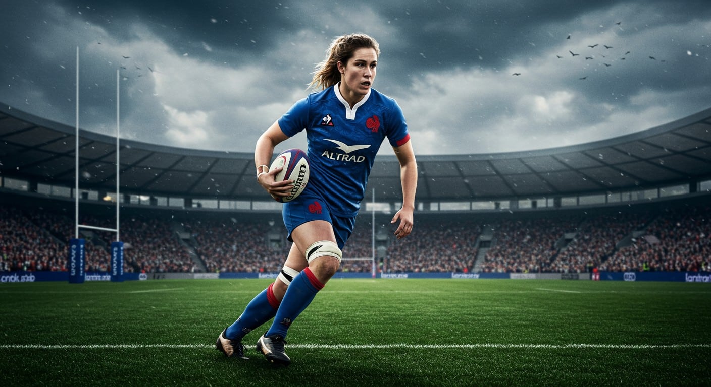 Marine Ménager, co-capitaine des Bleues, vise la victoire à la Coupe du monde de rugby féminin. Découvrez son parcours et ses espoirs.