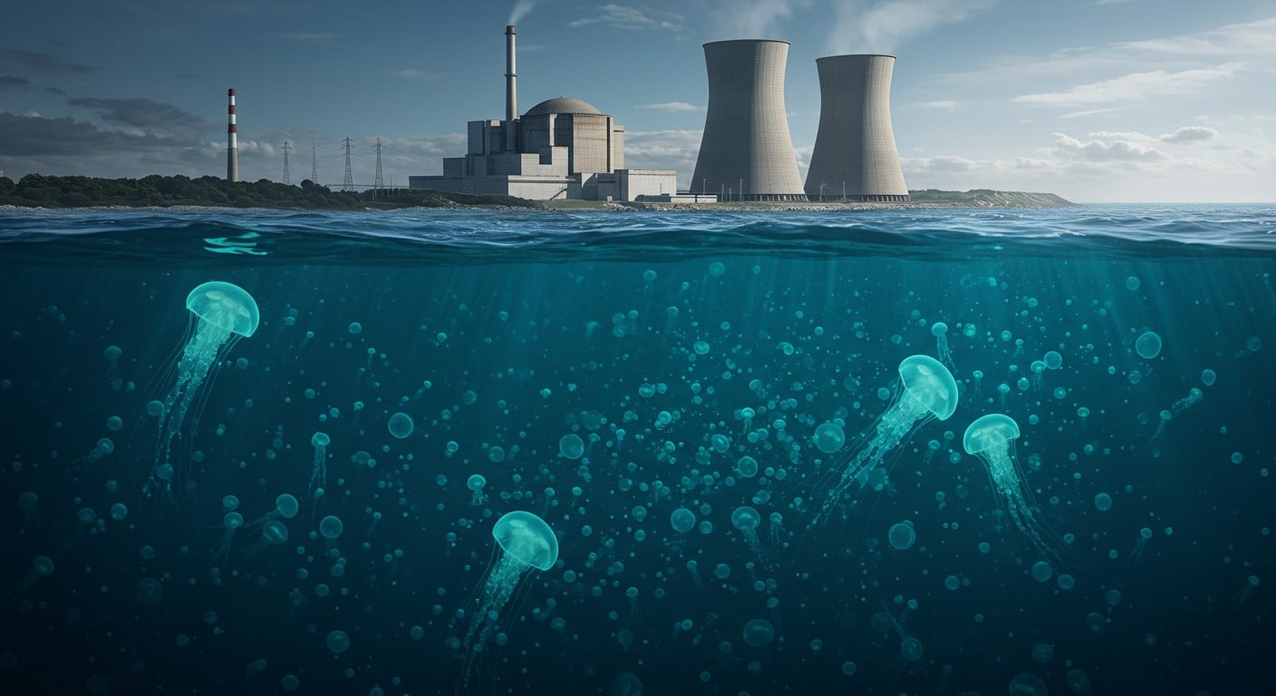 Des méduses bloquent la centrale nucléaire de Gravelines, stoppant quatre réacteurs. Découvrez pourquoi et les impacts sur l'énergie. Cliquez pour en savoir plus !