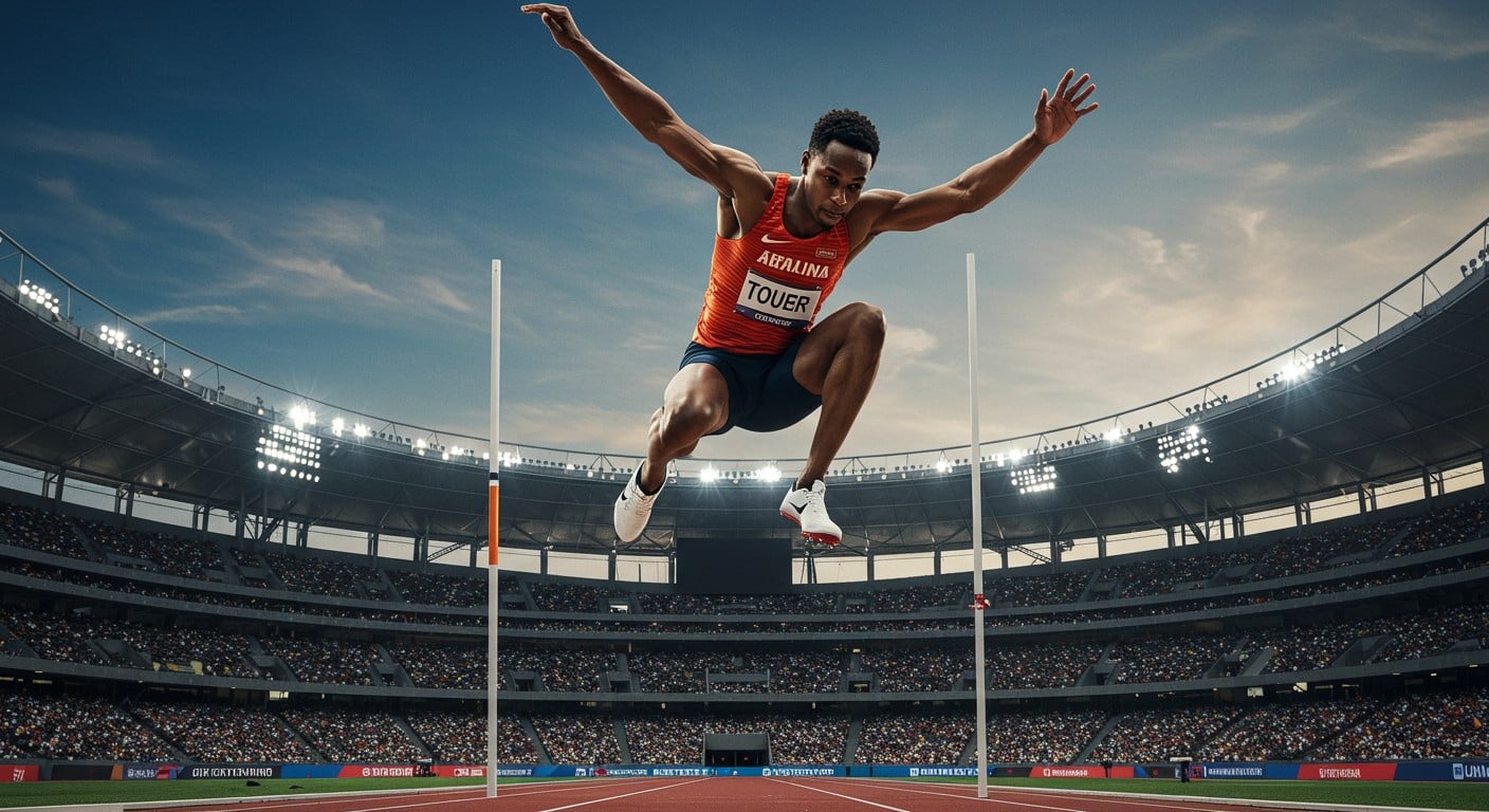 Melvin Raffin éblouit avec un triple saut à 17,52 m, devenant 2e mondial. Découvrez son incroyable retour après des années de doutes.