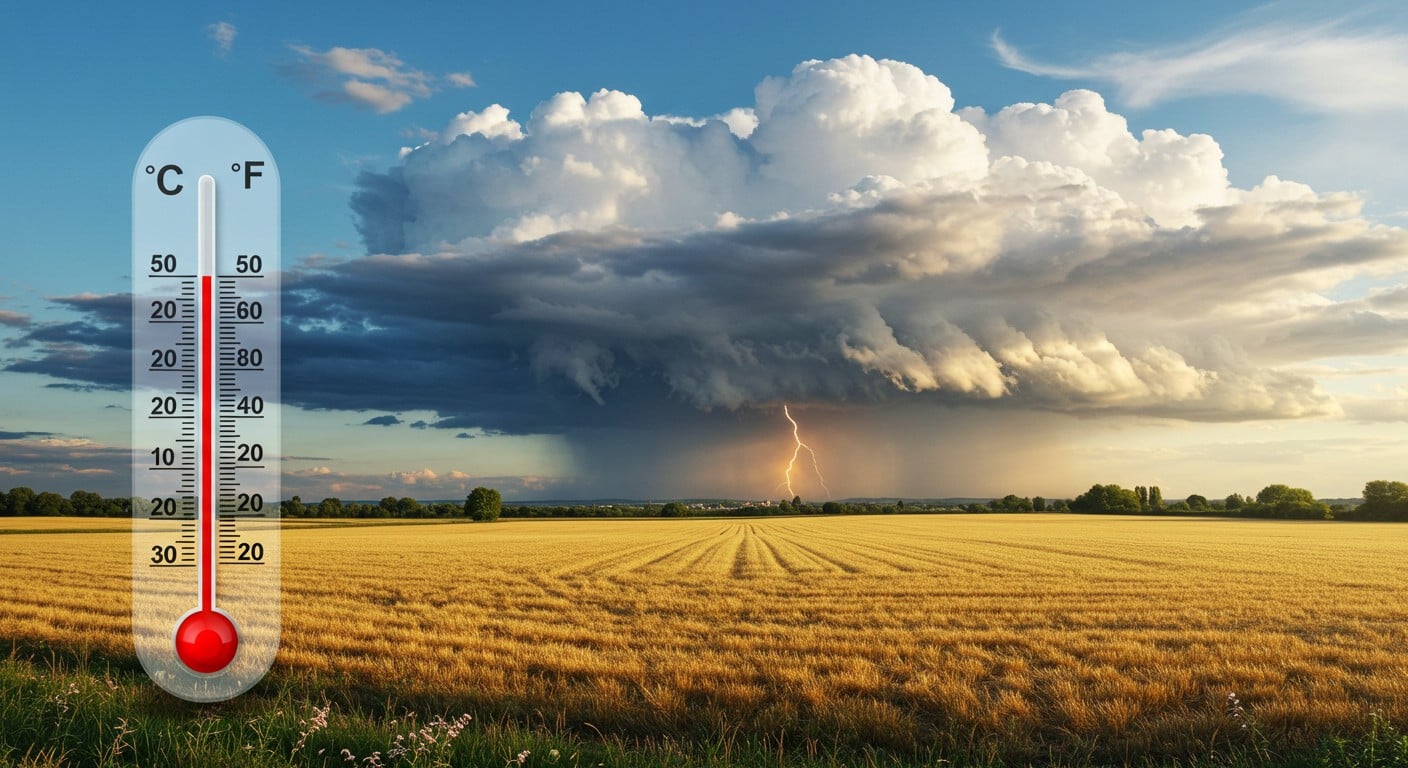 Prévisions météo pour le week-end : chaleur intense, risques d’orages et canicule dans le sud. Découvrez ce qui vous attend samedi et dimanche !