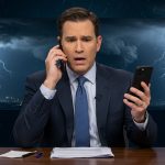 Météorologue Critiqué : Un Geste Humain en Direct