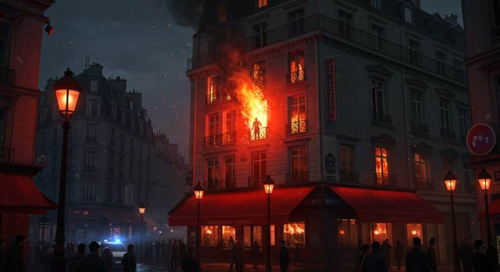 Meurtre à Paris : Enquête sur un Incendie Suspect