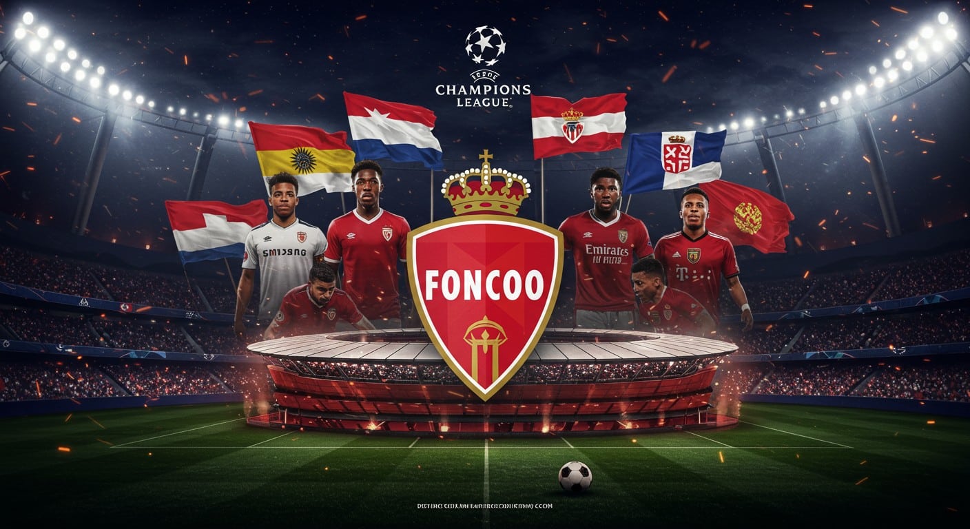 Découvrez les 8 adversaires de l’AS Monaco en Ligue des Champions 2025-2026. Un tirage clément ? Analyse complète des matchs à venir !