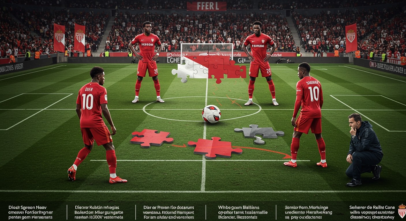 Comment Adi Hütter va-t-il composer la défense centrale de Monaco avec Dier, Salisu, Kehrer, Mawissa et Singo ? Découvrez les enjeux et choix tactiques.