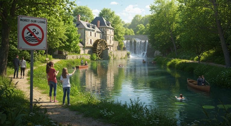 Moret-sur-Loing : Spot TikTok Interdit à la Baignade