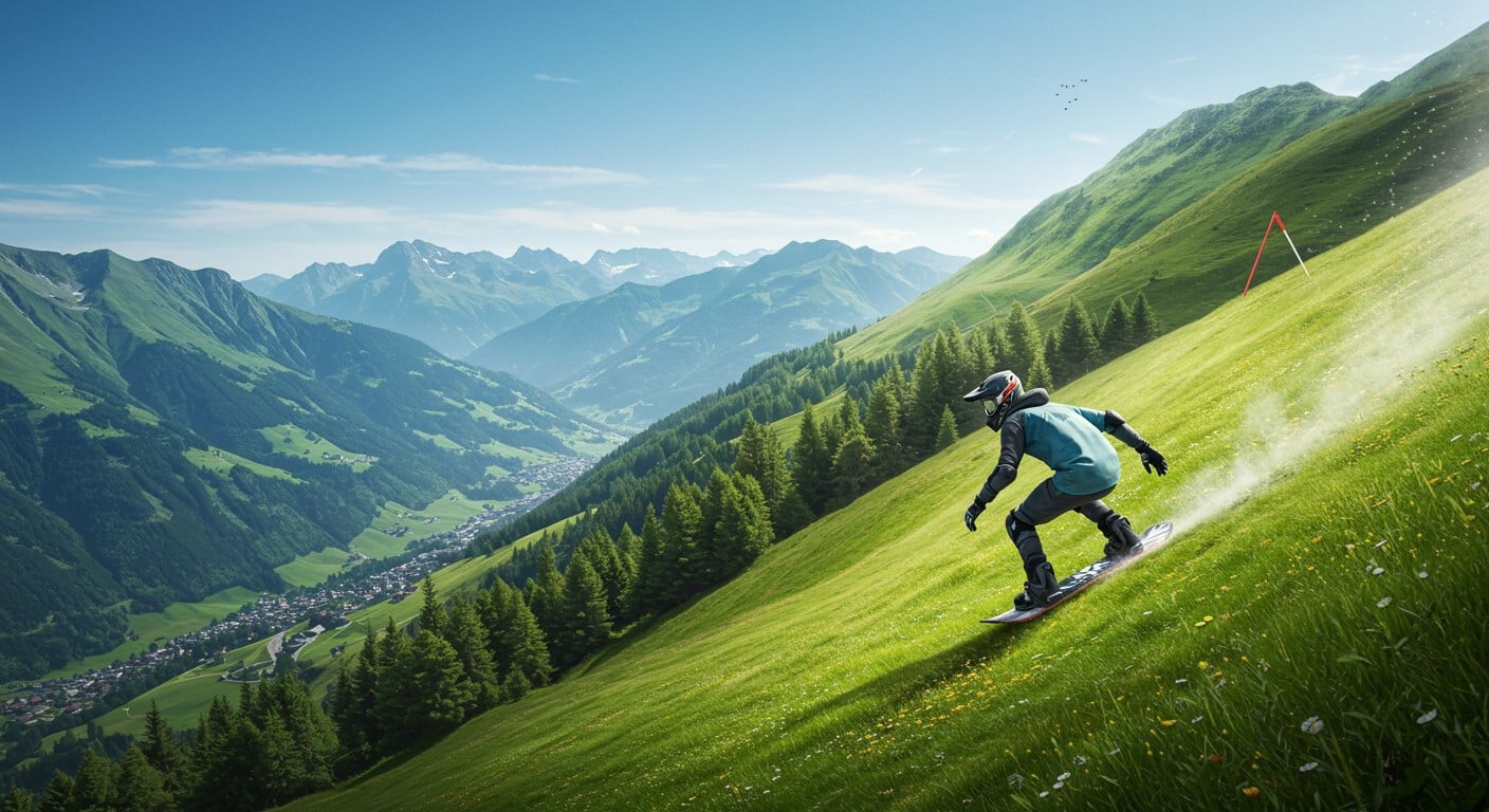 Découvrez le mountainboard, sport de glisse estival en plein boom en Auvergne. Vitesse, fun et adaptabilité au climat : plongez dans cette tendance !
