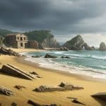 Mystérieux Débris du XIXe Siècle sur une Plage Basque