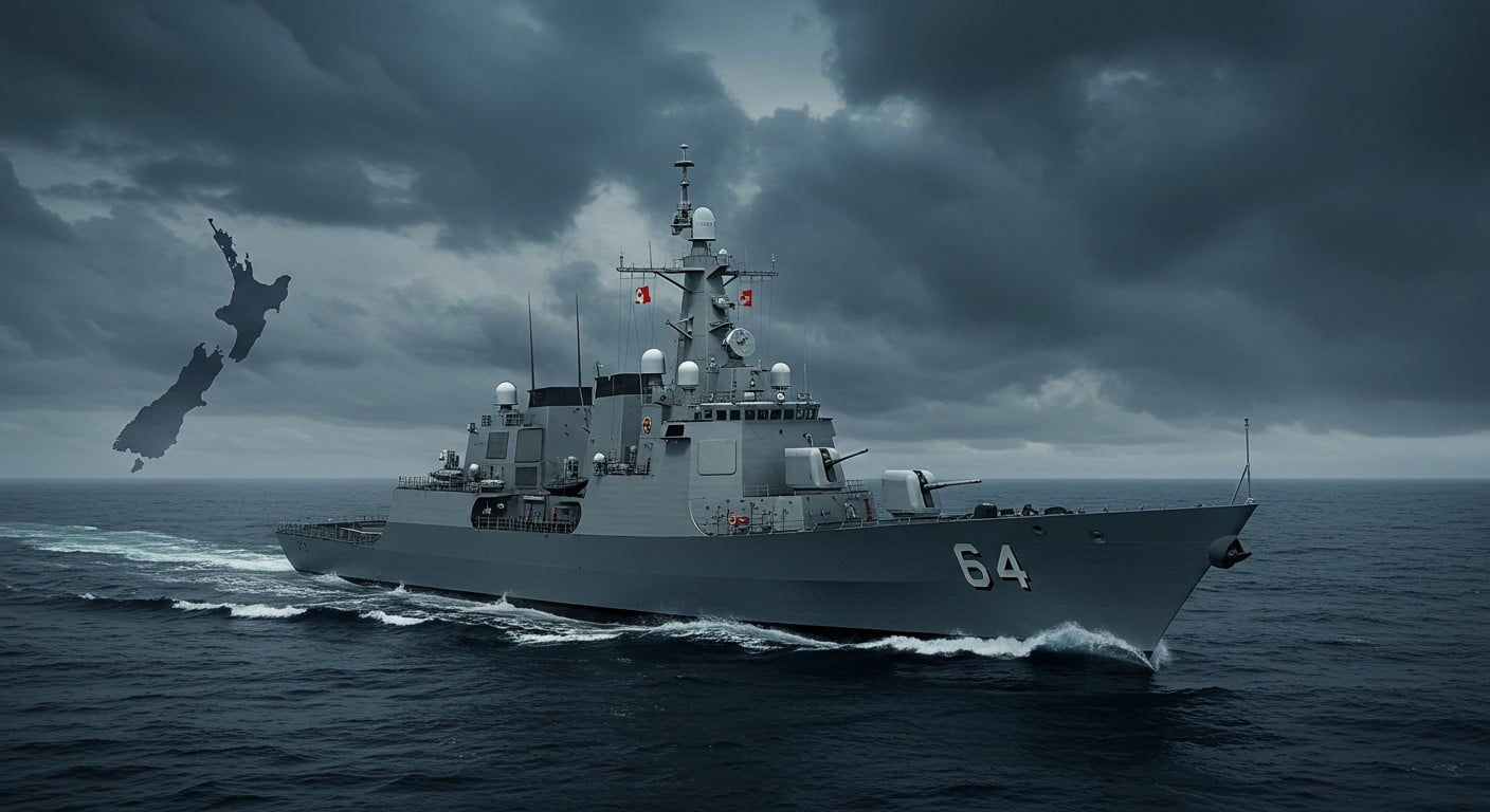 Des navires de guerre chinois, dont un destroyer Renhai, repérés près de la Nouvelle-Zélande suscitent l’inquiétude. Que cachent ces missions inédites ?