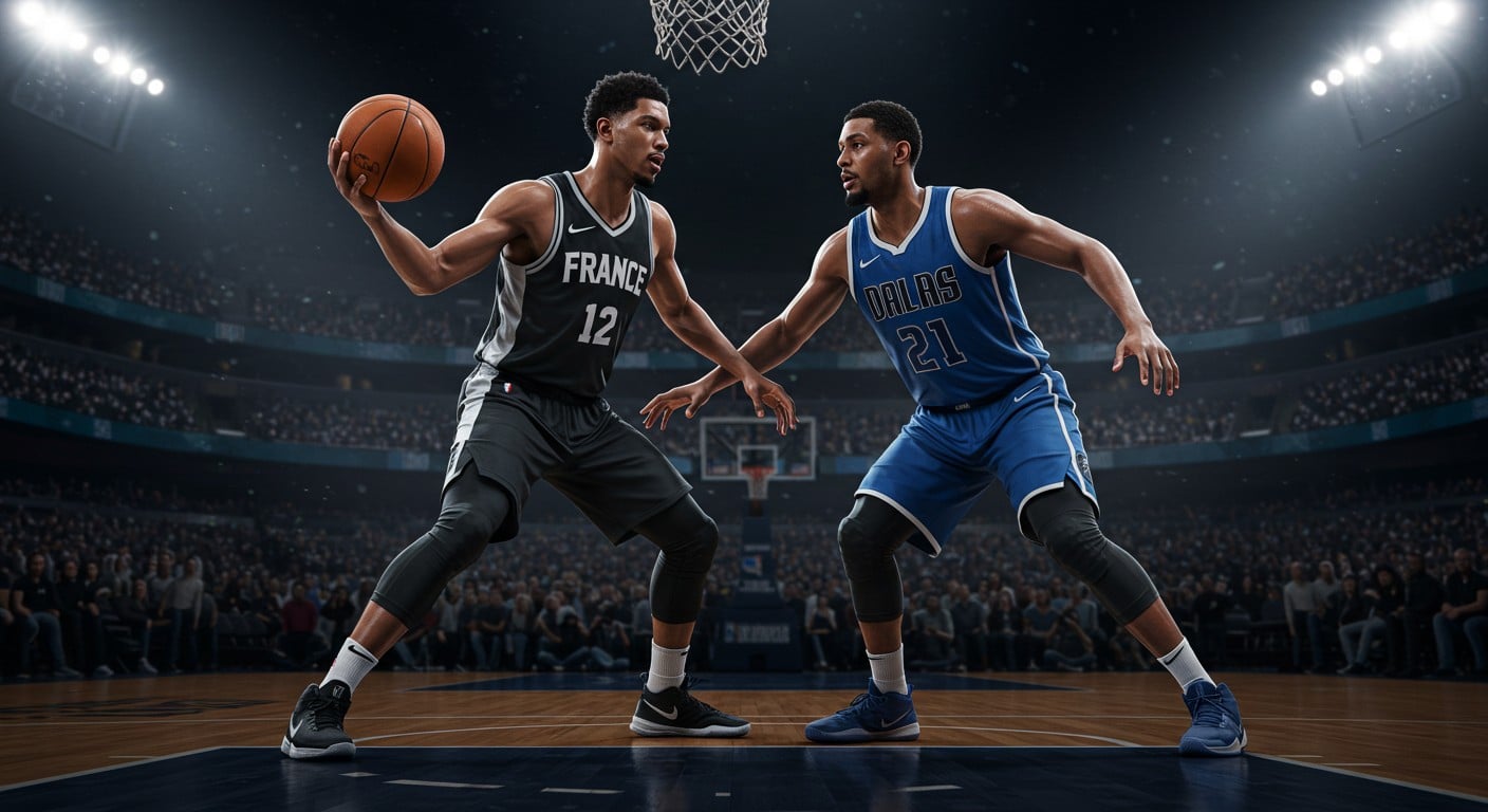 Victor Wembanyama et les Spurs ouvrent la saison NBA 2025 face à Dallas et Anthony Davis. Un duel épique à ne pas manquer le 23 octobre !