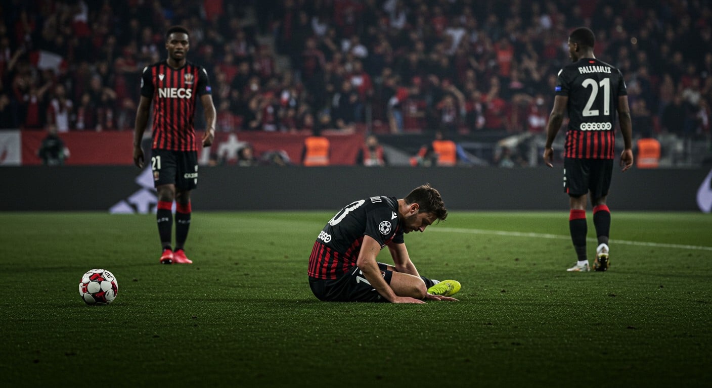 Nice sombre face à Benfica en Ligue des Champions, plombé par les blessures de joueurs clés. Quelles solutions pour surmonter cette crise ?
