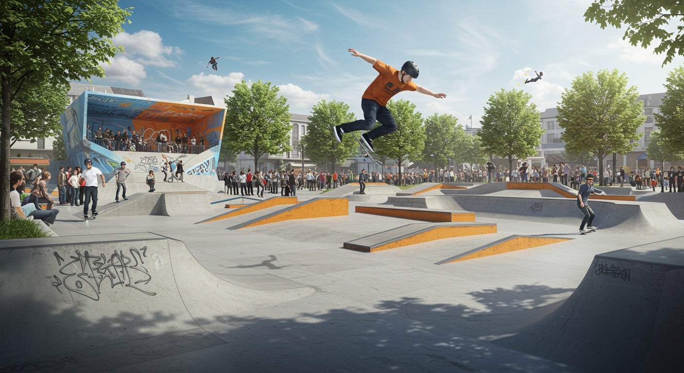 Découvrez le nouveau skatepark de Puteaux, héritage des JO 2024, déjà adopté par les riders. Un lieu vibrant pour la culture urbaine !