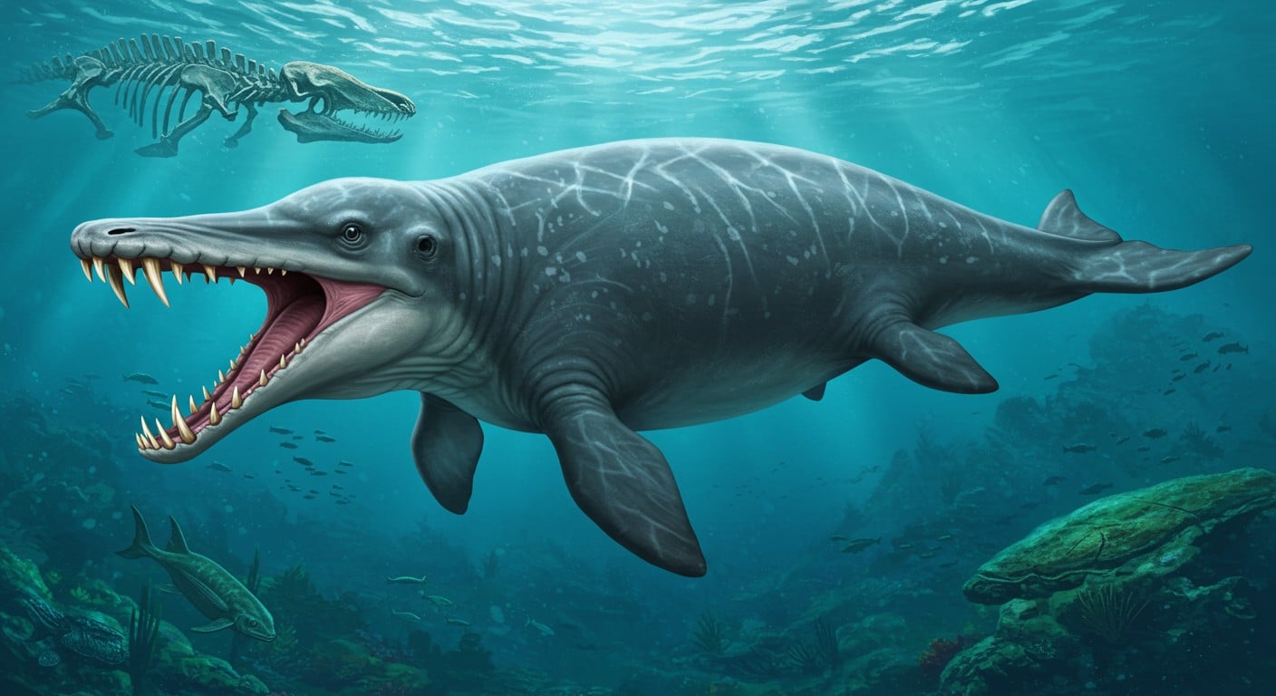 Un fossile de 25 millions d’années révèle une créature marine unique en Australie, entre baleine et Pokémon. Découvrez ce chasseur préhistorique !