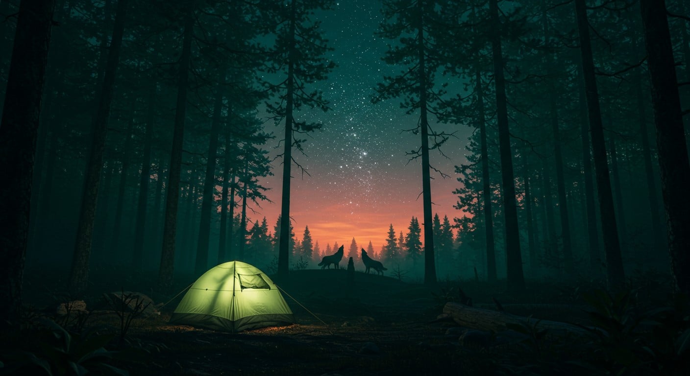 Dormez près des loups en forêt dans les Yvelines ! Découvrez une nuit immersive à l’Espace Rambouillet, une expérience unique entre nature et frissons.