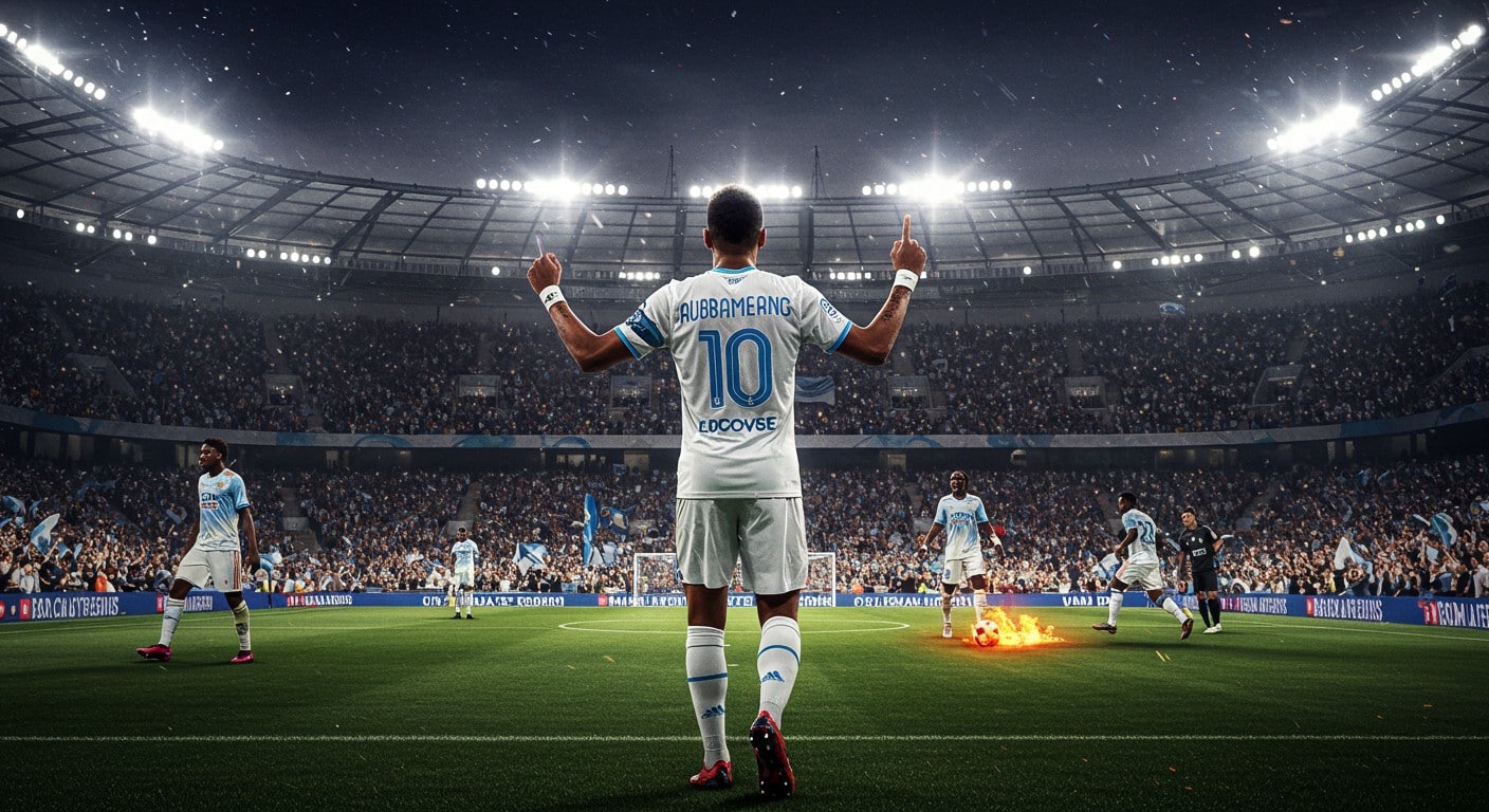 Victoire éclatante de l’OM face au Paris FC (5-2) ! Revivez ce match riche en rebondissements avec Aubameyang en héros. Analyse, moments clés et perspectives.