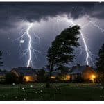 Orages Violents : Les Images Choc de la Nuit du 13 Août