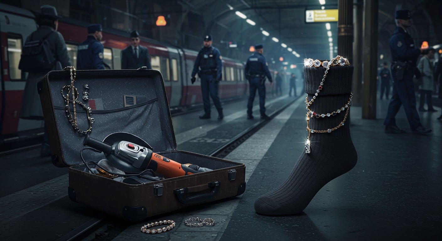 À Paris, deux hommes arrêtés avec 10M€ de bijoux dans un slip à la gare de Lyon. Découvrez les détails de cette affaire rocambolesque !