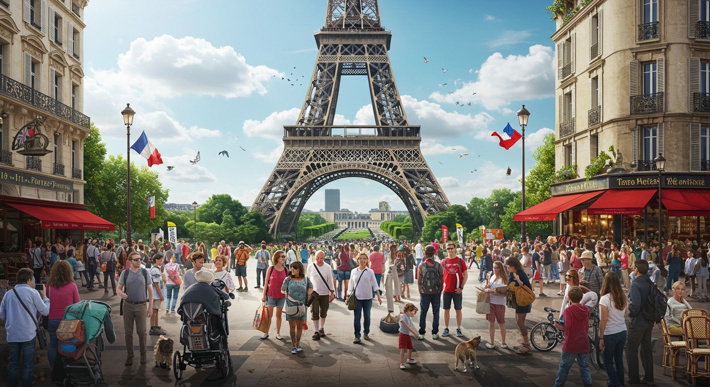 Paris attire 6,4M de touristes cet été 2025 ! Découvrez pourquoi la capitale reste une star mondiale malgré des changements dans les profils des visiteurs.