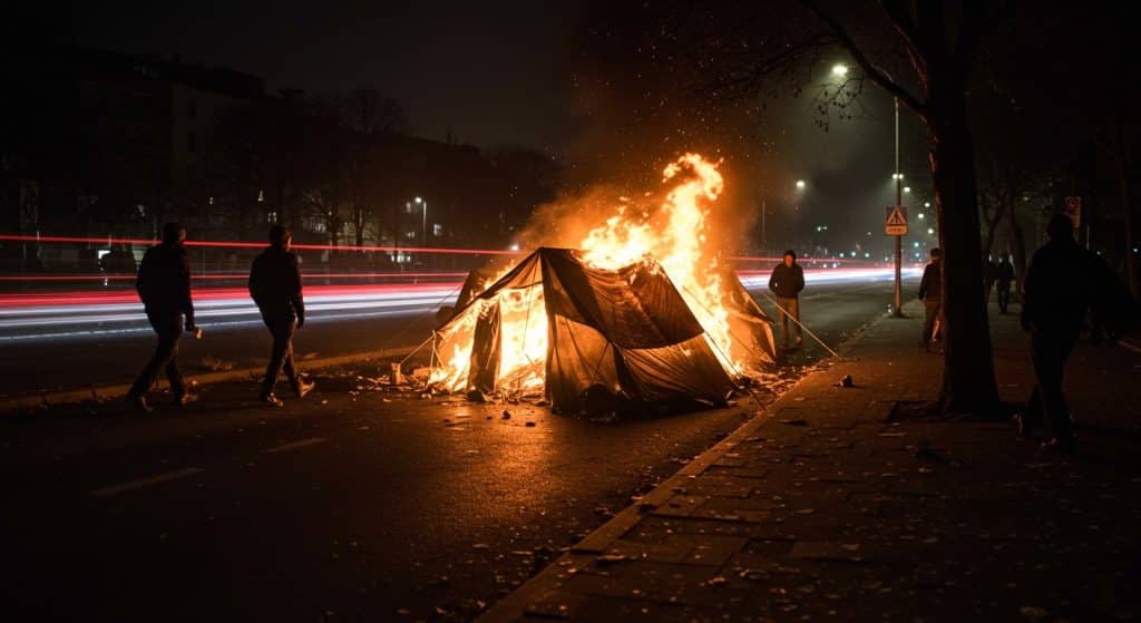 Paris : Drame d’un Sans-Abri Brûlé sur le Périphérique