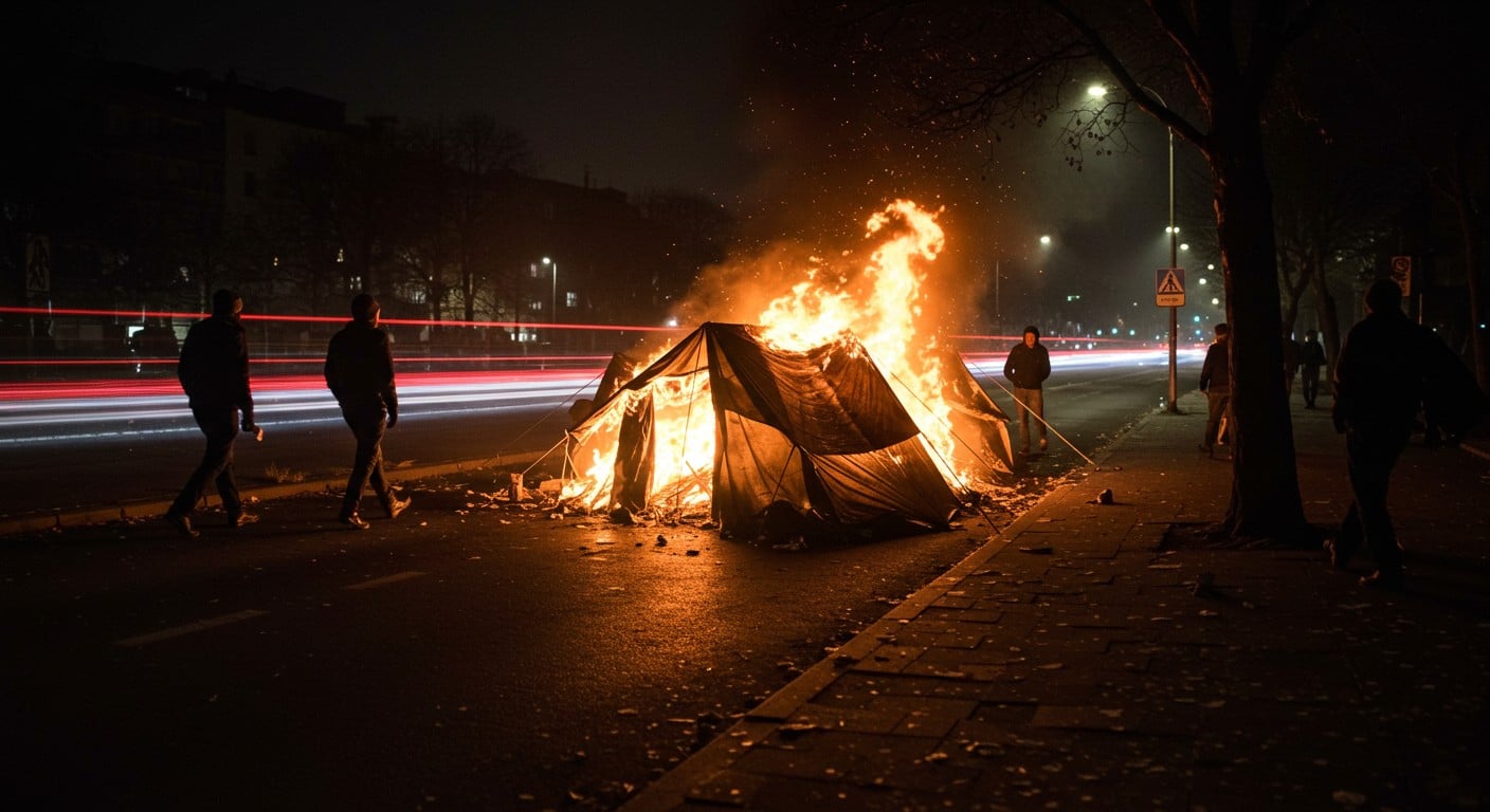 Un sans-abri grièvement brûlé dans l’incendie de son abri à Paris. Que s’est-il passé ? Enquête en cours pour élucider ce drame bouleversant.