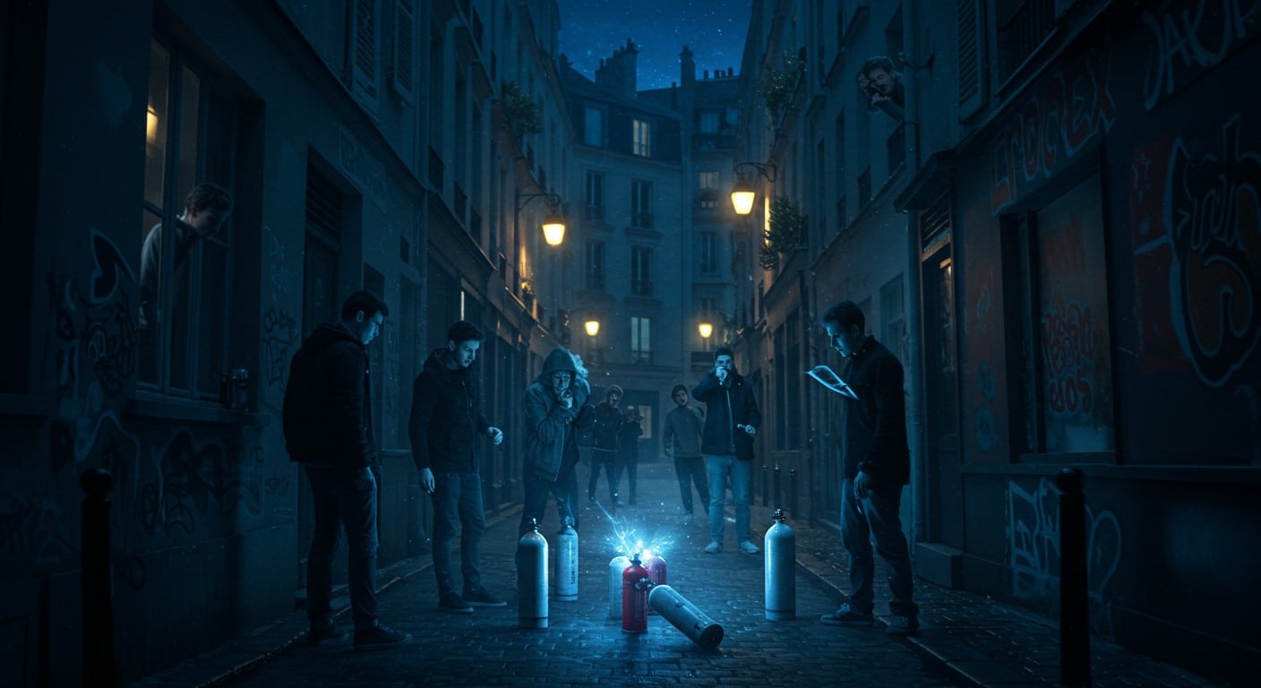Nuisances nocturnes à Paris : des jeunes consomment du protoxyde d’azote, perturbant les riverains. Découvrez l’impact et les solutions envisagées.