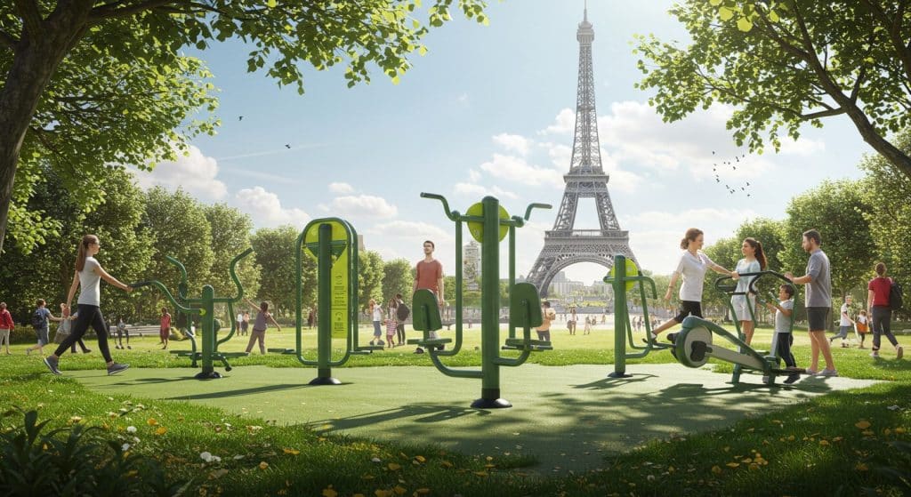 Paris : Les Parcs Deviennent des Salles de Sport Gratuites