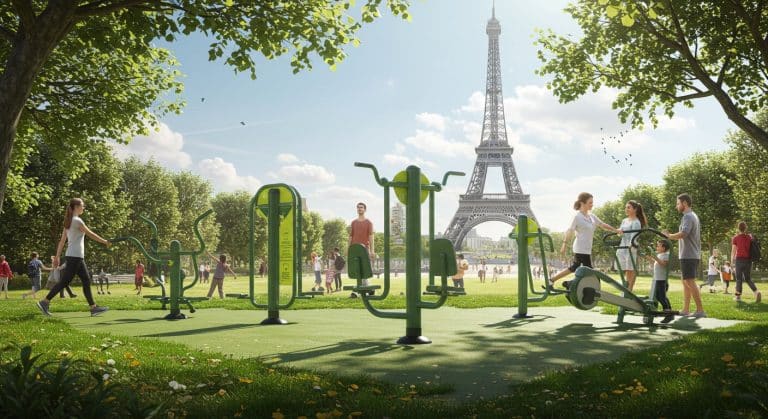 Paris : Les Parcs Deviennent des Salles de Sport Gratuites