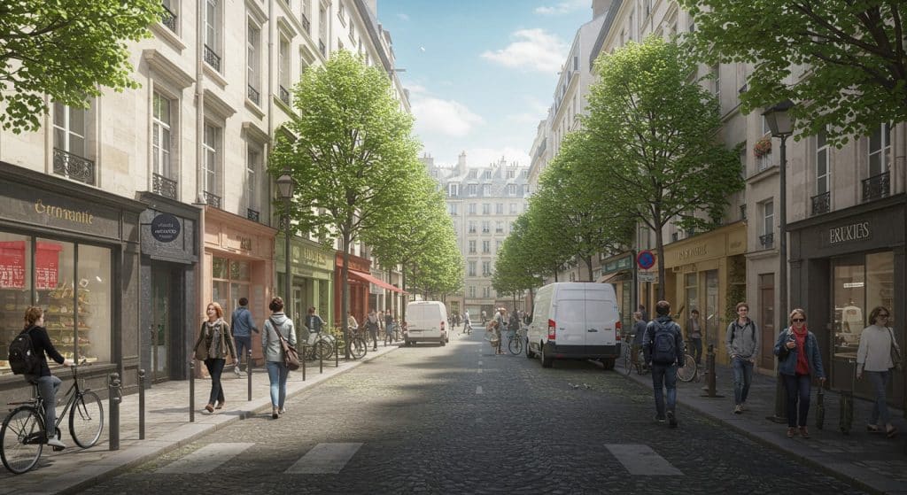 Paris : Moins de Voitures, Plus de Calme dans le Marais