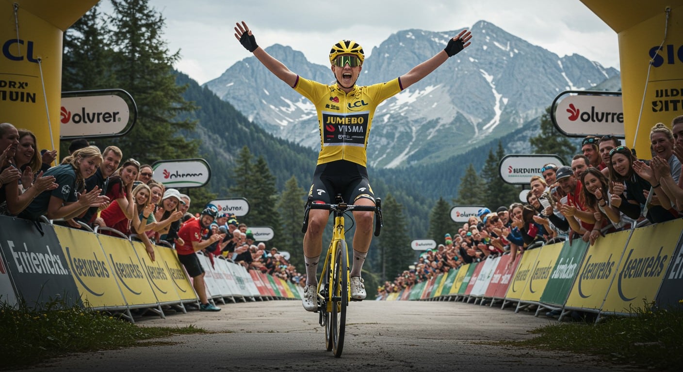 Pauline Ferrand-Prévot remporte le Tour de France Femmes 2025, un exploit historique marqué par des moments d’émotion avec ses proches et un appel de Macron.