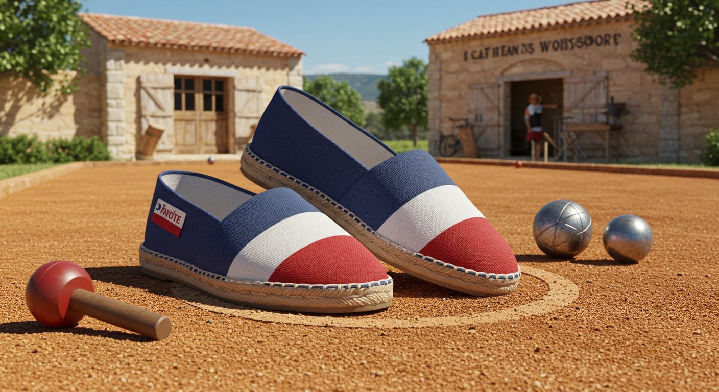 Payote révolutionne la pétanque avec des espadrilles innovantes : aimant, poche à cochonnet et style unique. Découvrez ce succès viral mondial !