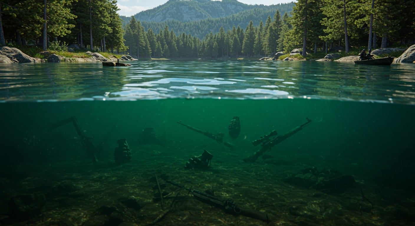 Des grenades et fusils gisent au fond du lac de Gérardmer. Découvrez ce secret militaire méconnu et ses enjeux environnementaux. Cliquez pour en savoir plus !
