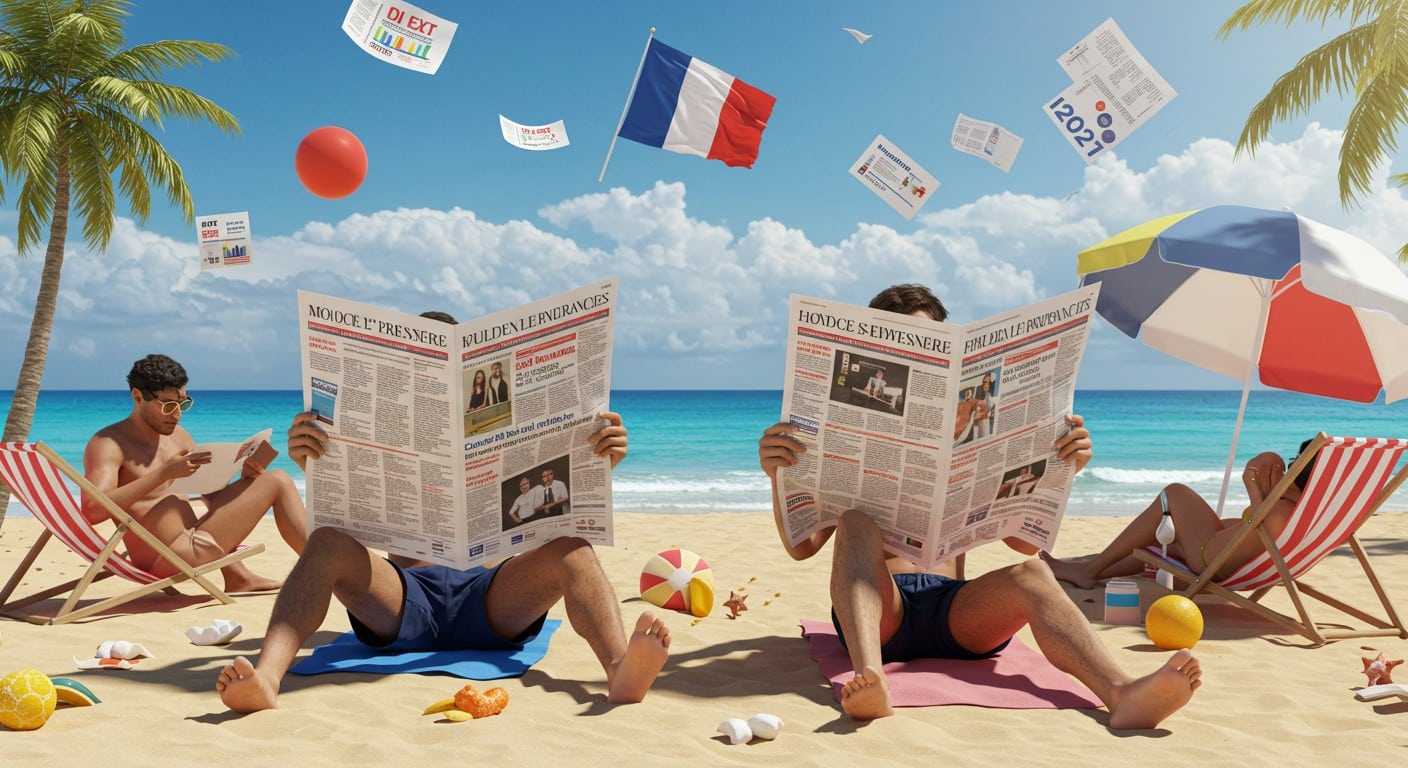 En été, les Français peinent à décrocher de la politique. Budget, censure, présidentielle 2027 : découvrez pourquoi l’actualité reste omniprésente, même en vacances.
