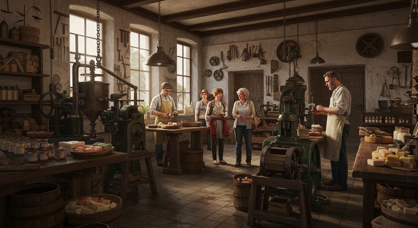 Découvrez le tourisme industriel : visitez usines et ateliers pour un voyage authentique et éducatif. Plongez dans le savoir-faire artisanal !
