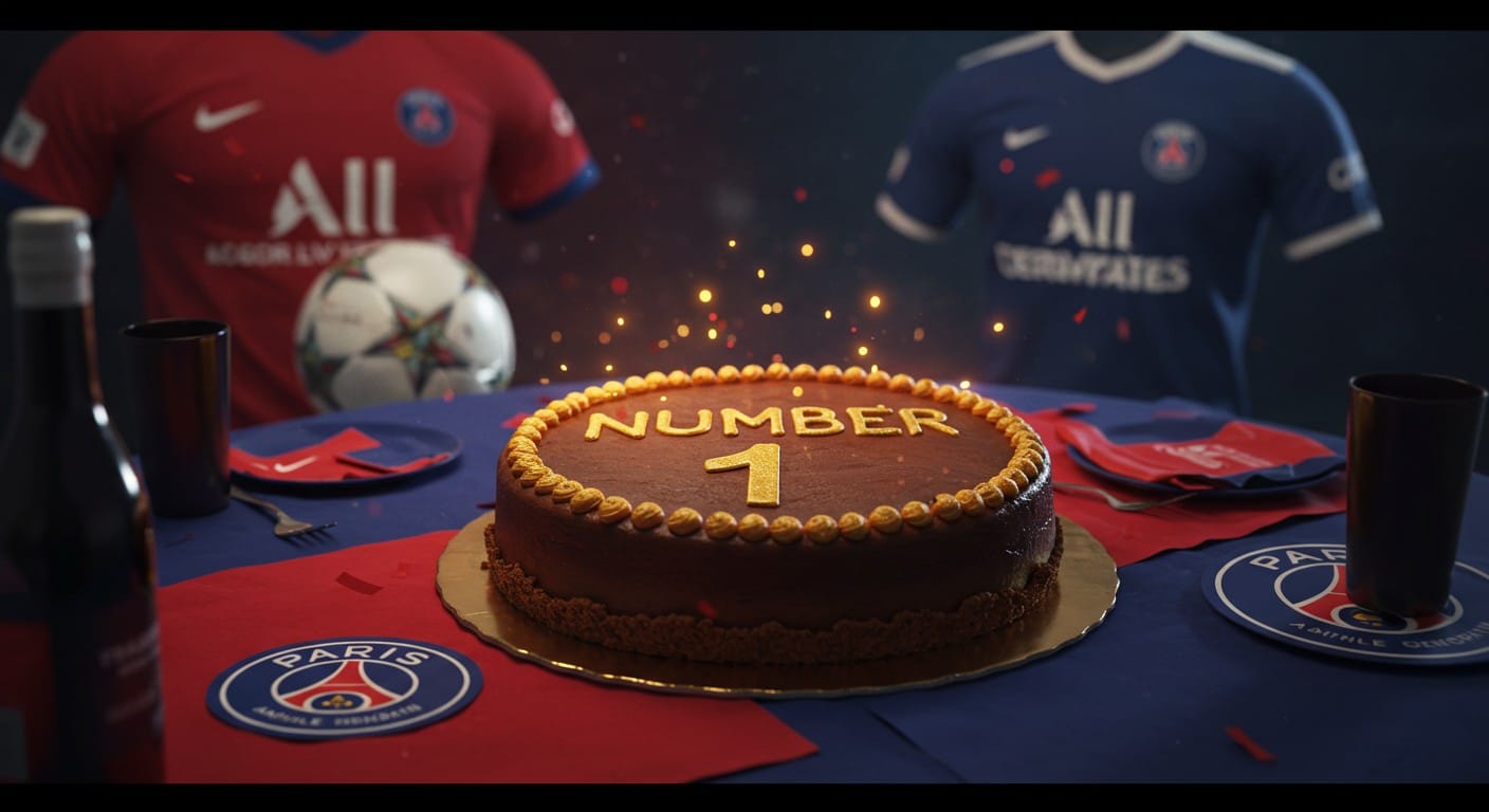 Le message énigmatique de Donnarumma sur un gâteau intrigue les fans du PSG. Que signifie ce "Numéro 1" ? Décryptage d’un mercato agité.