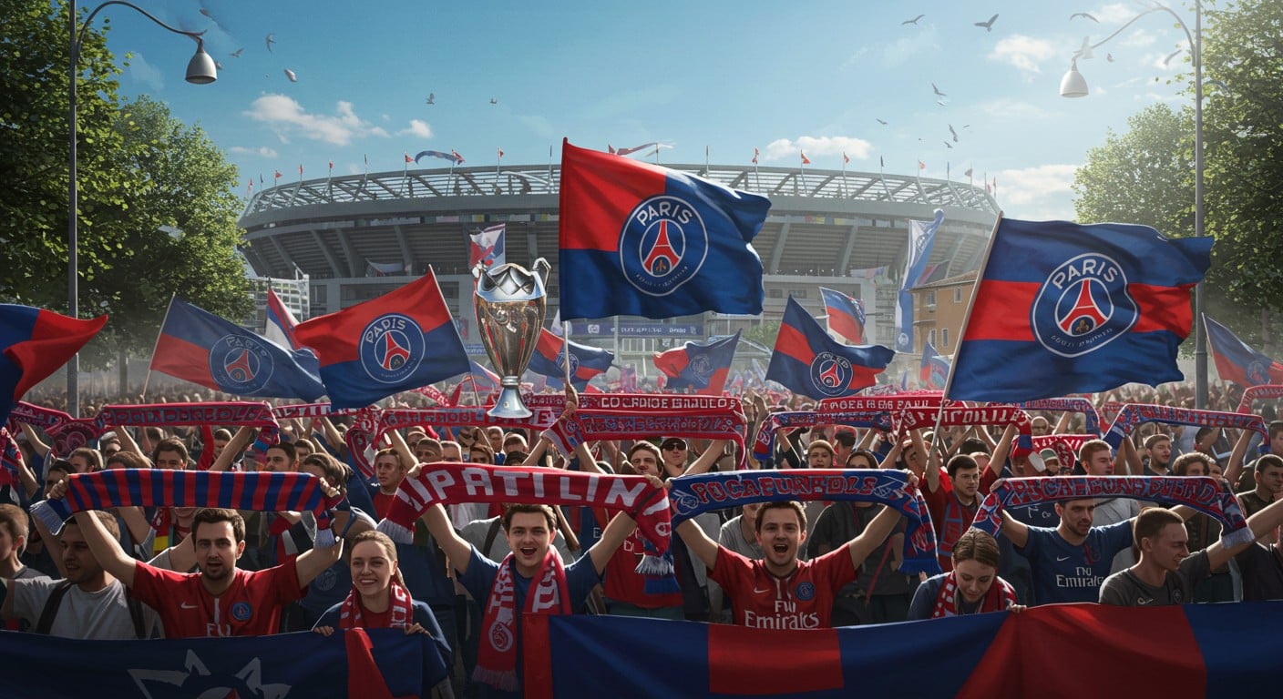 6 000 fans du PSG envahiront Udine pour la Supercoupe d’Europe face à Tottenham. Découvrez l’engouement et les préparatifs pour ce match historique !