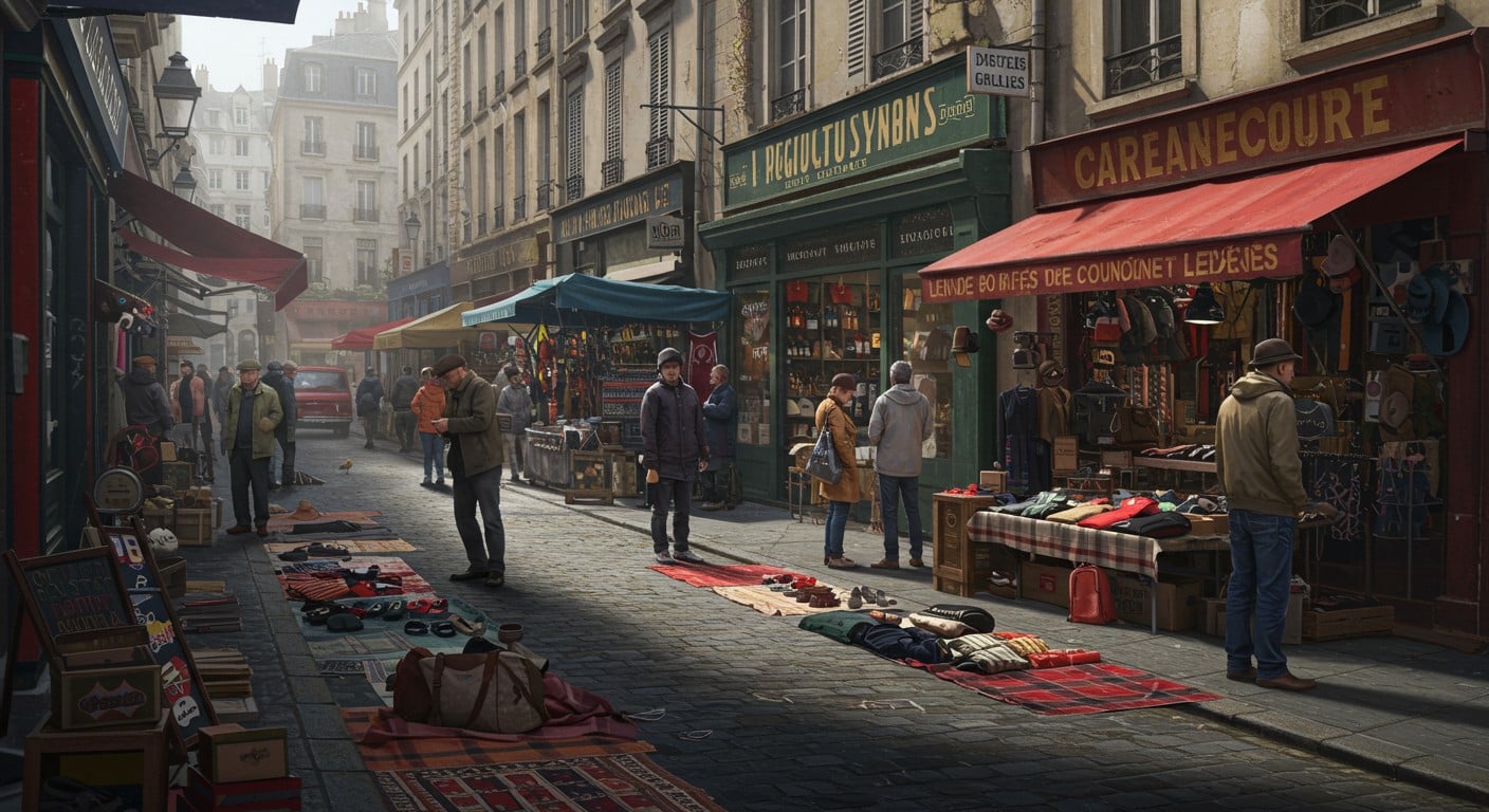Aux puces de Clignancourt, les vendeurs à la sauvette perturbent les commerçants avec des produits contrefaits et un climat de violence. Découvrez ce fléau.
