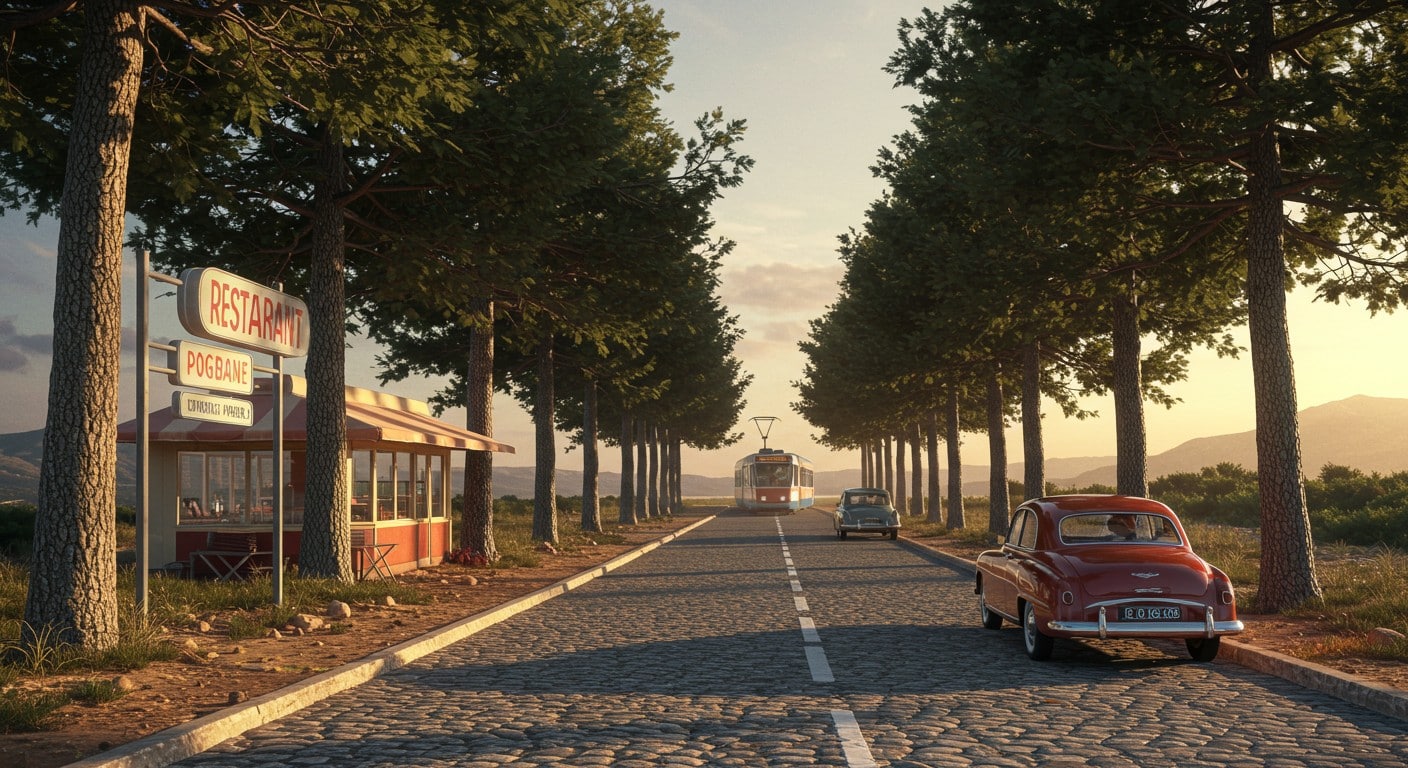 Explorez l'évolution de la Nationale 7, de la route des vacances chantée par Trenet à la D7 moderne. Découvrez son histoire et ses vestiges. (134 caractères)