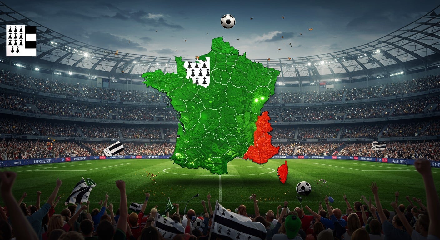 Explorez l’évolution des régions en Ligue 1 : Bretagne en force, Nouvelle-Aquitaine en recul. Découvrez les tendances historiques et géographiques du foot français.