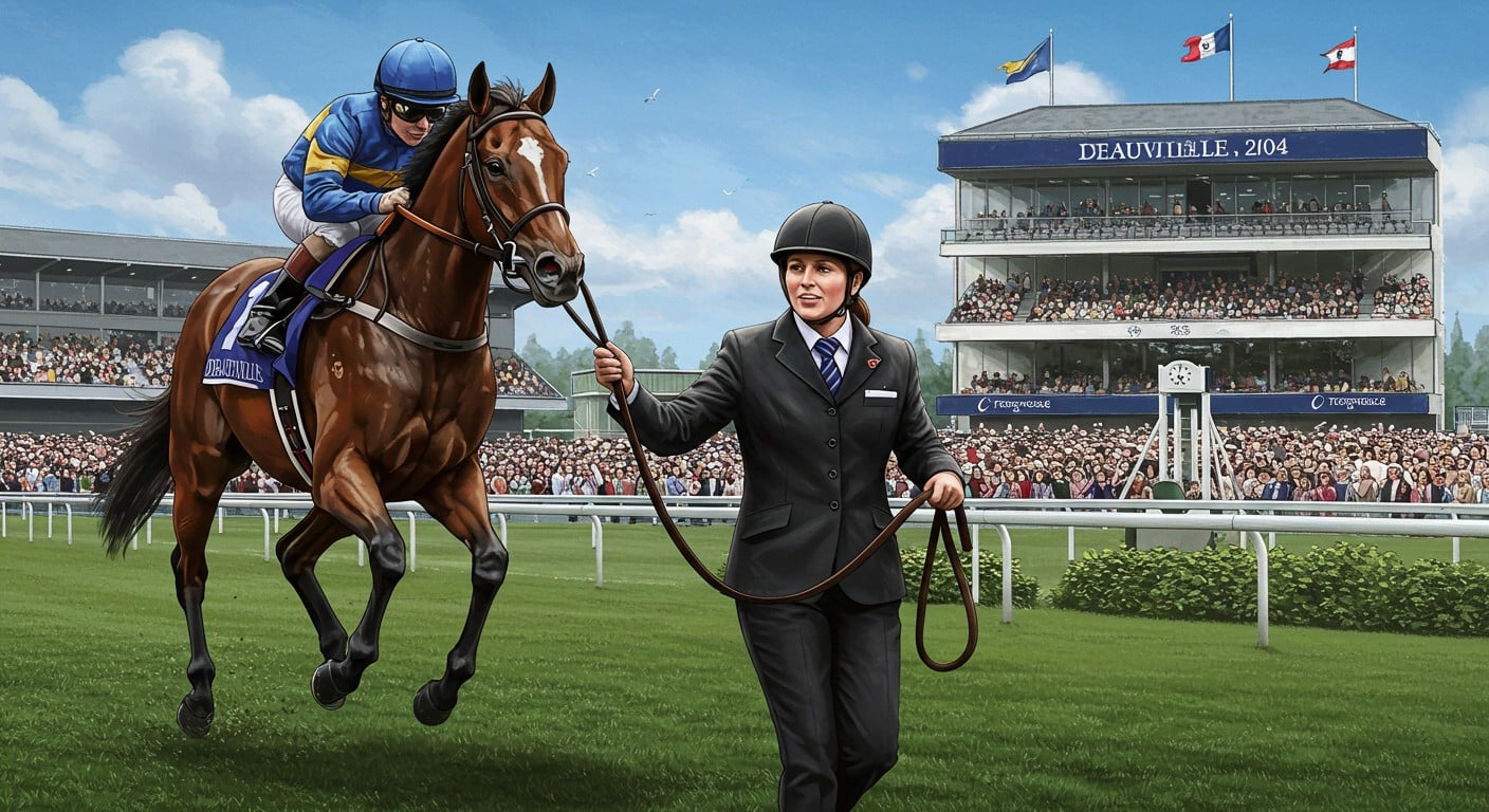 Pleaseman brille à Deauville ce 24 août 2025 ! Découvrez l’histoire de ce cheval et de son entraîneure, une passionnée qui mise sur l’instinct.