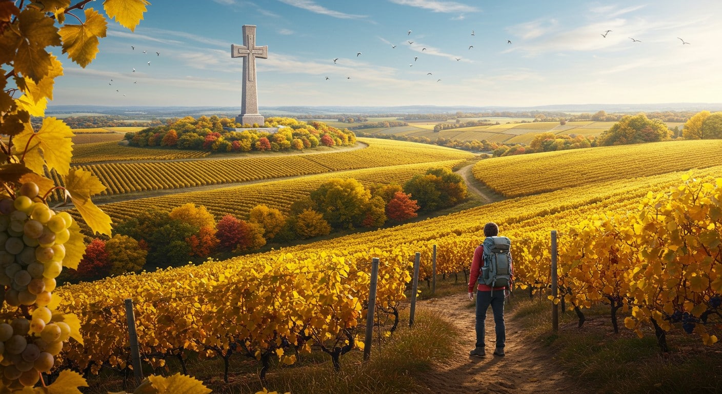 Découvrez la randonnée des points de vue de Baroville, au cœur des vignes de Champagne. Paysages, histoire et détente vous attendent !
